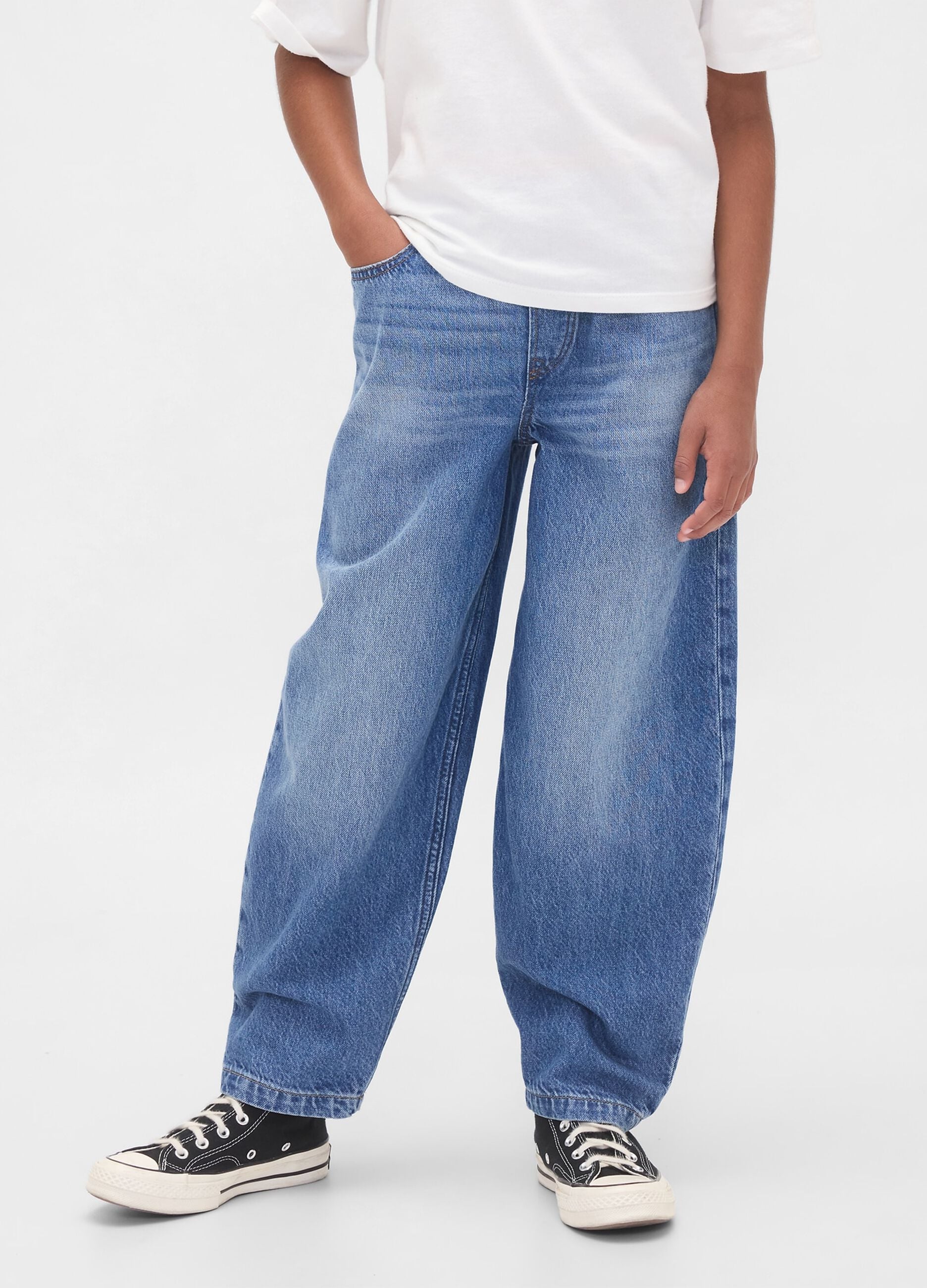 Jeans denim in puro cotone