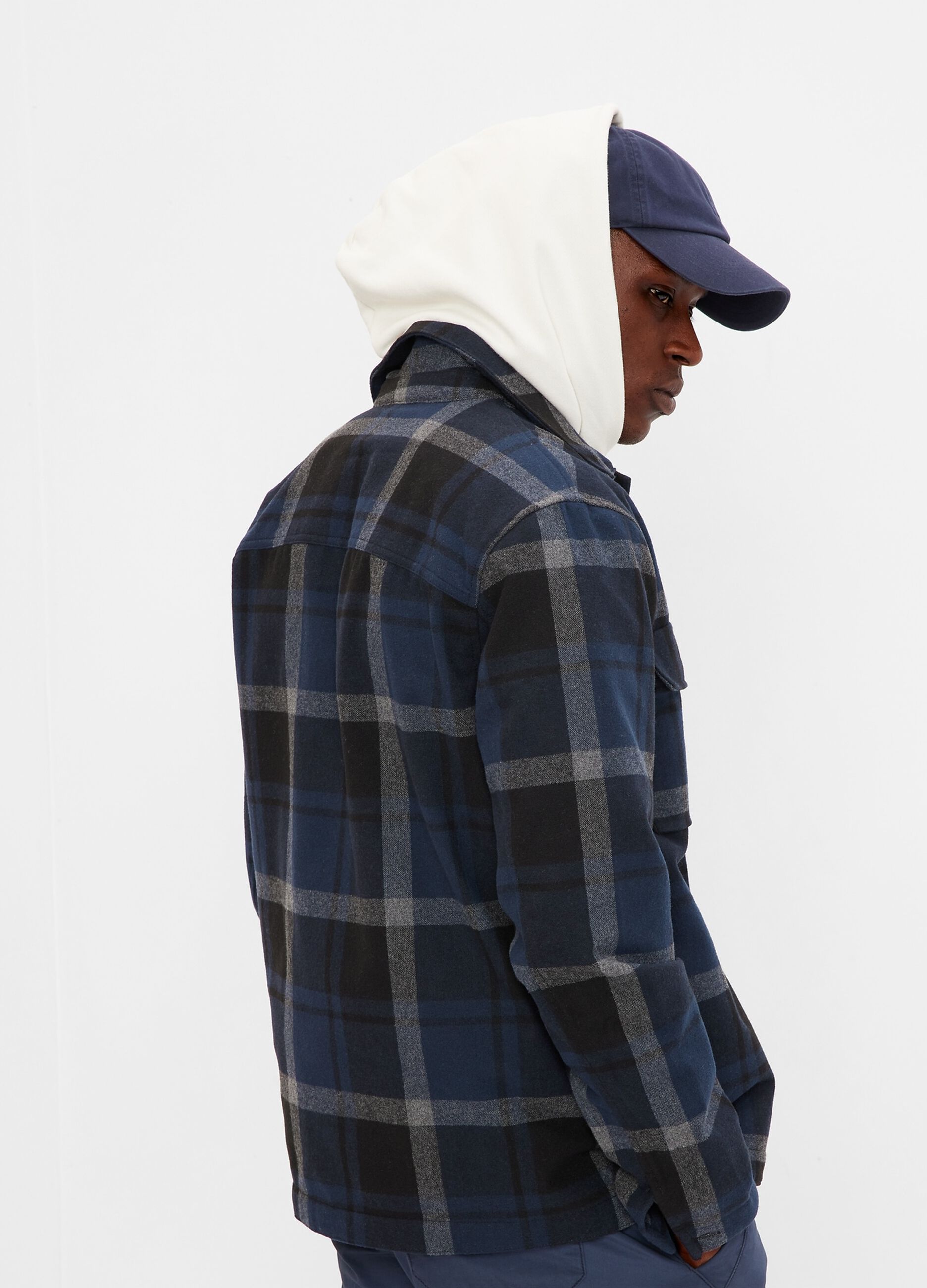 Shacket with check pattern_2