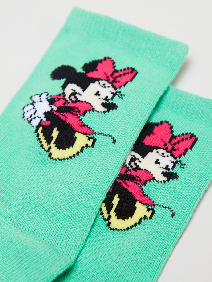 Four-pair pack socks with Disney Minnie Mouse design Toddler Girl_1