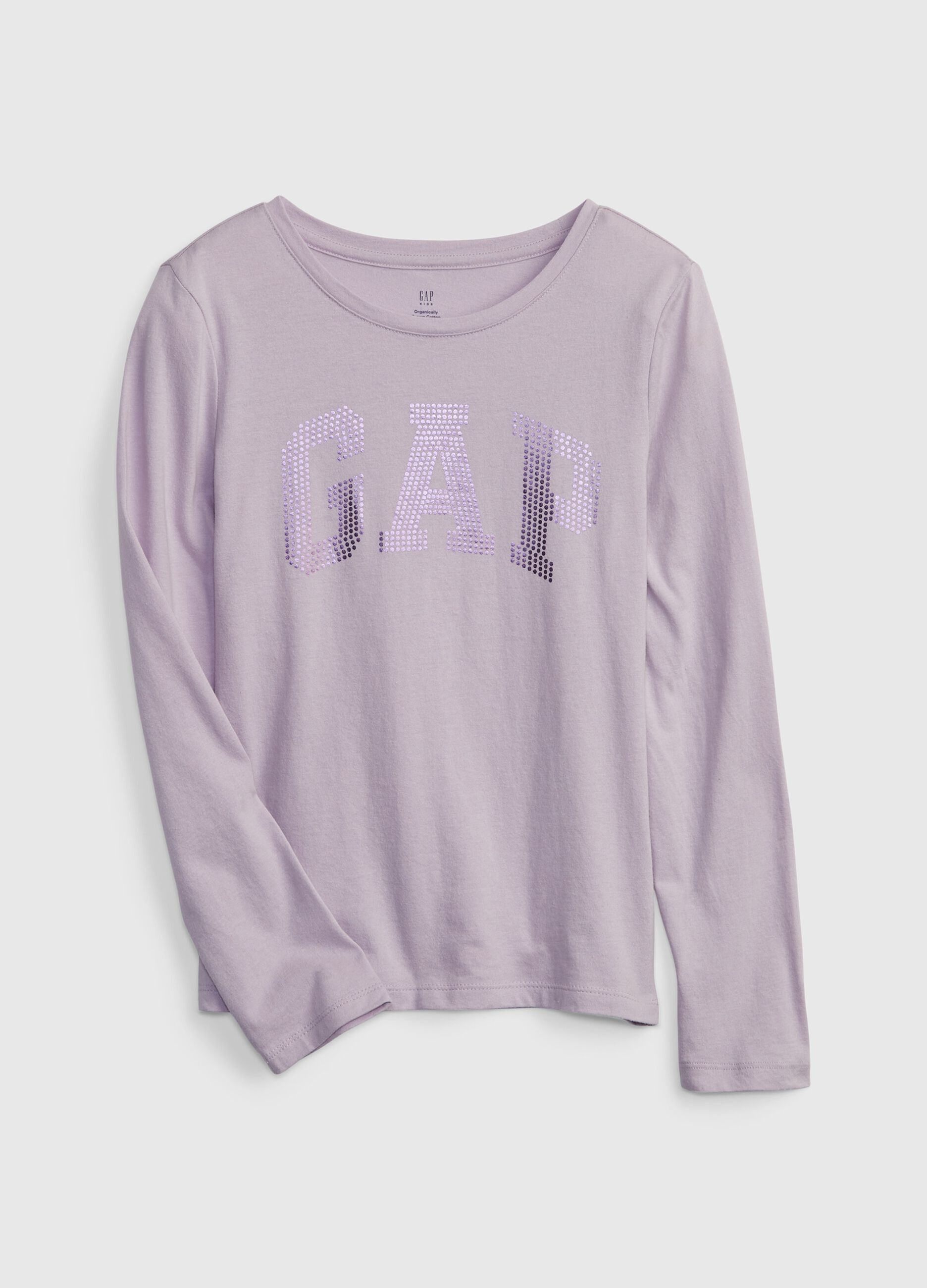 T-shirt stampa logo glitter