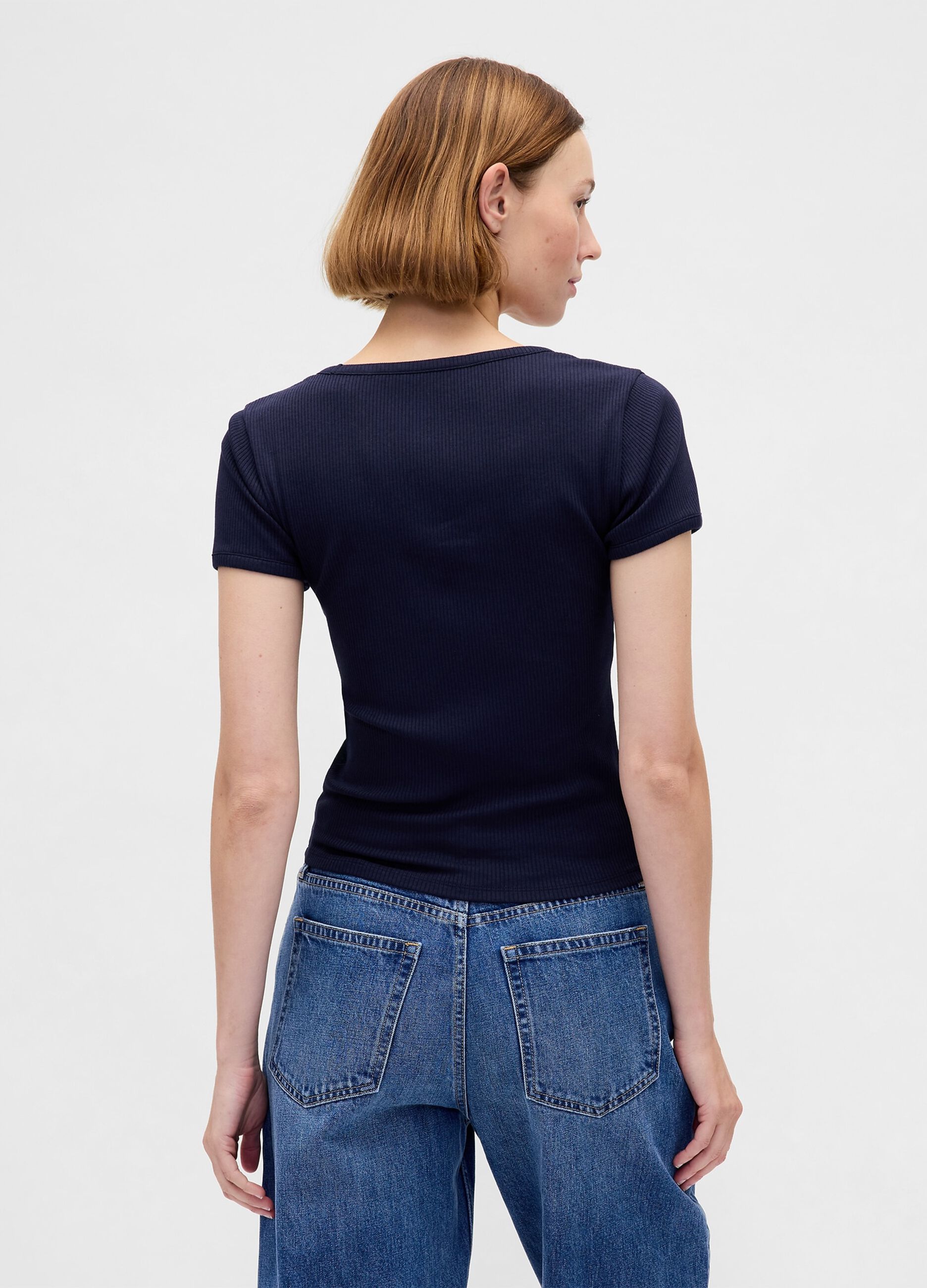 Blue Short-Sleeve T-shirt