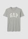 T-shirt in cotone con stampa logo GAP_2