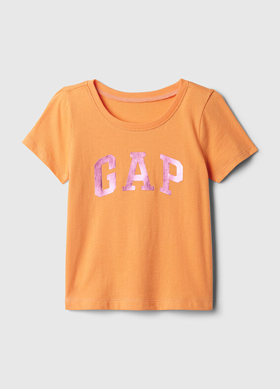 Maglietta arancione con logo GAP