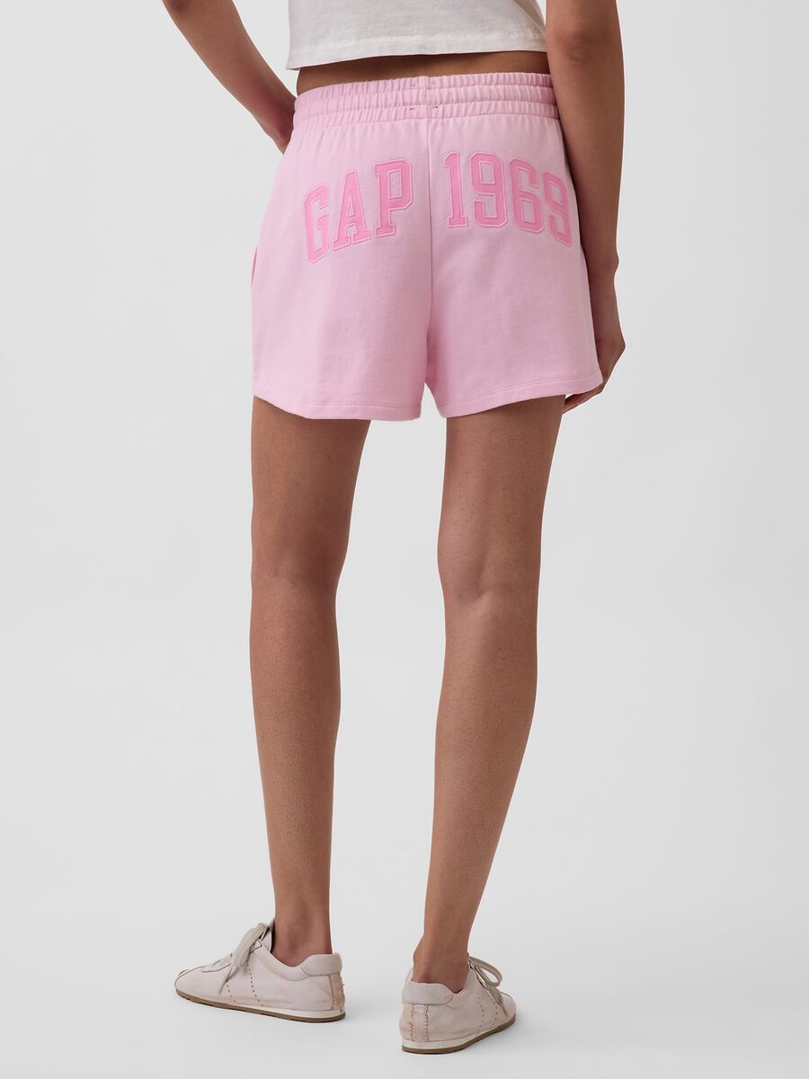 Shorts in misto cotone con logo GAP Donna_1