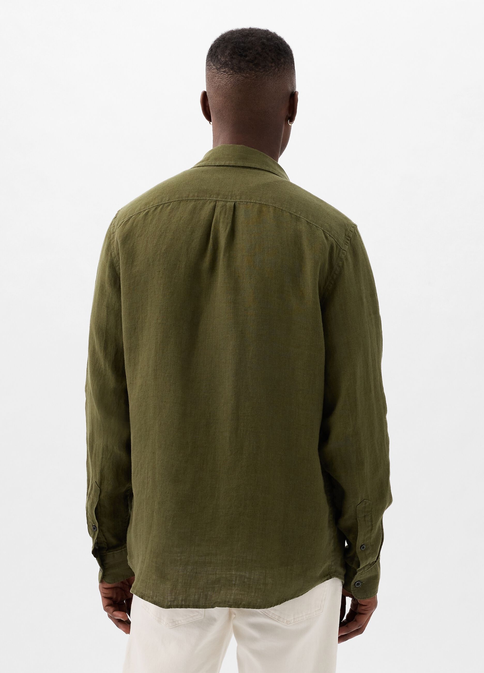 Regular-fit shirt in linen_2
