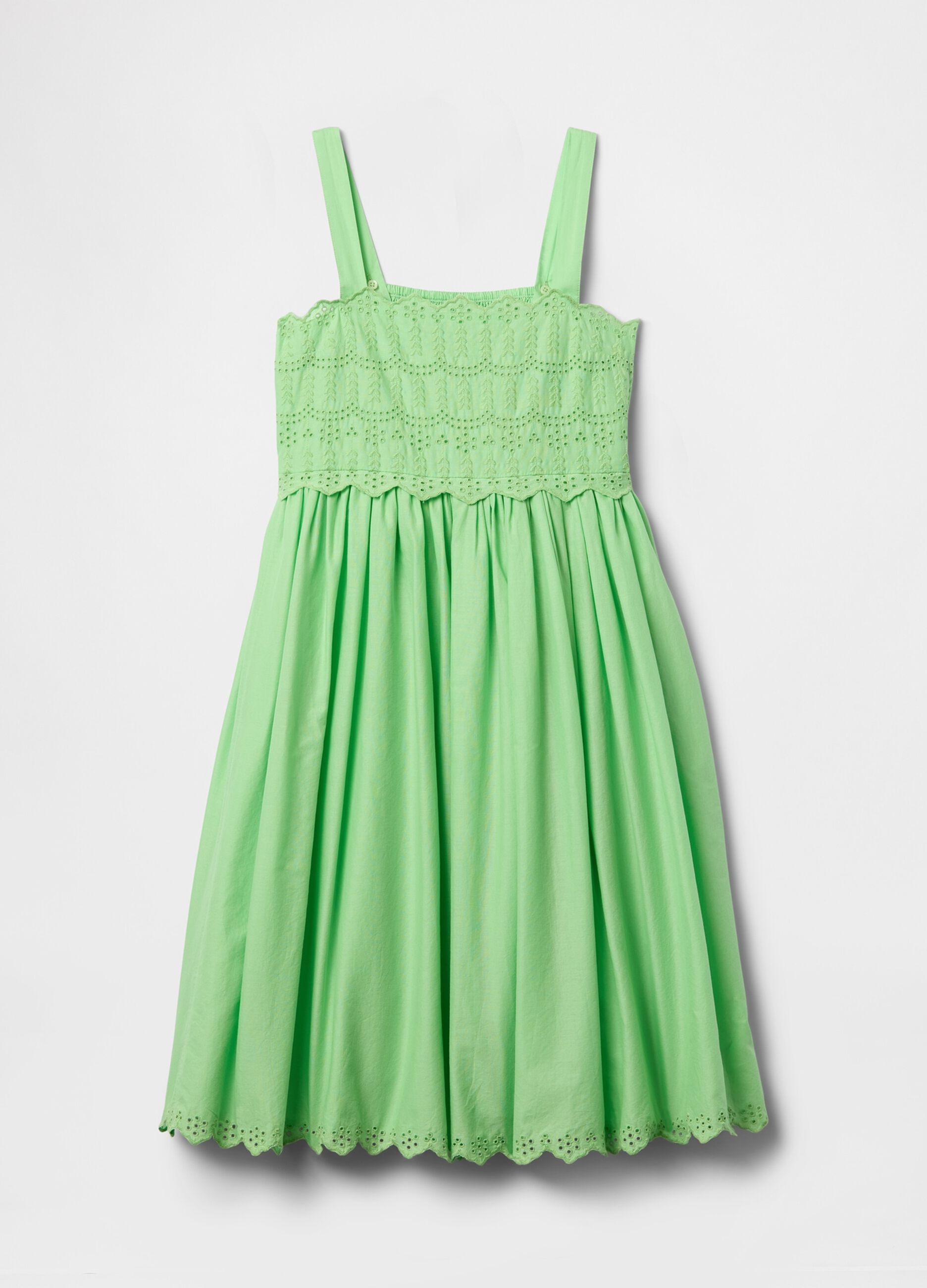 Abito verde in cotone Gap Kids_2
