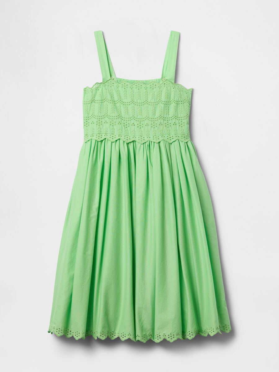 Gap Kids Green Cotton Dress Girl_2