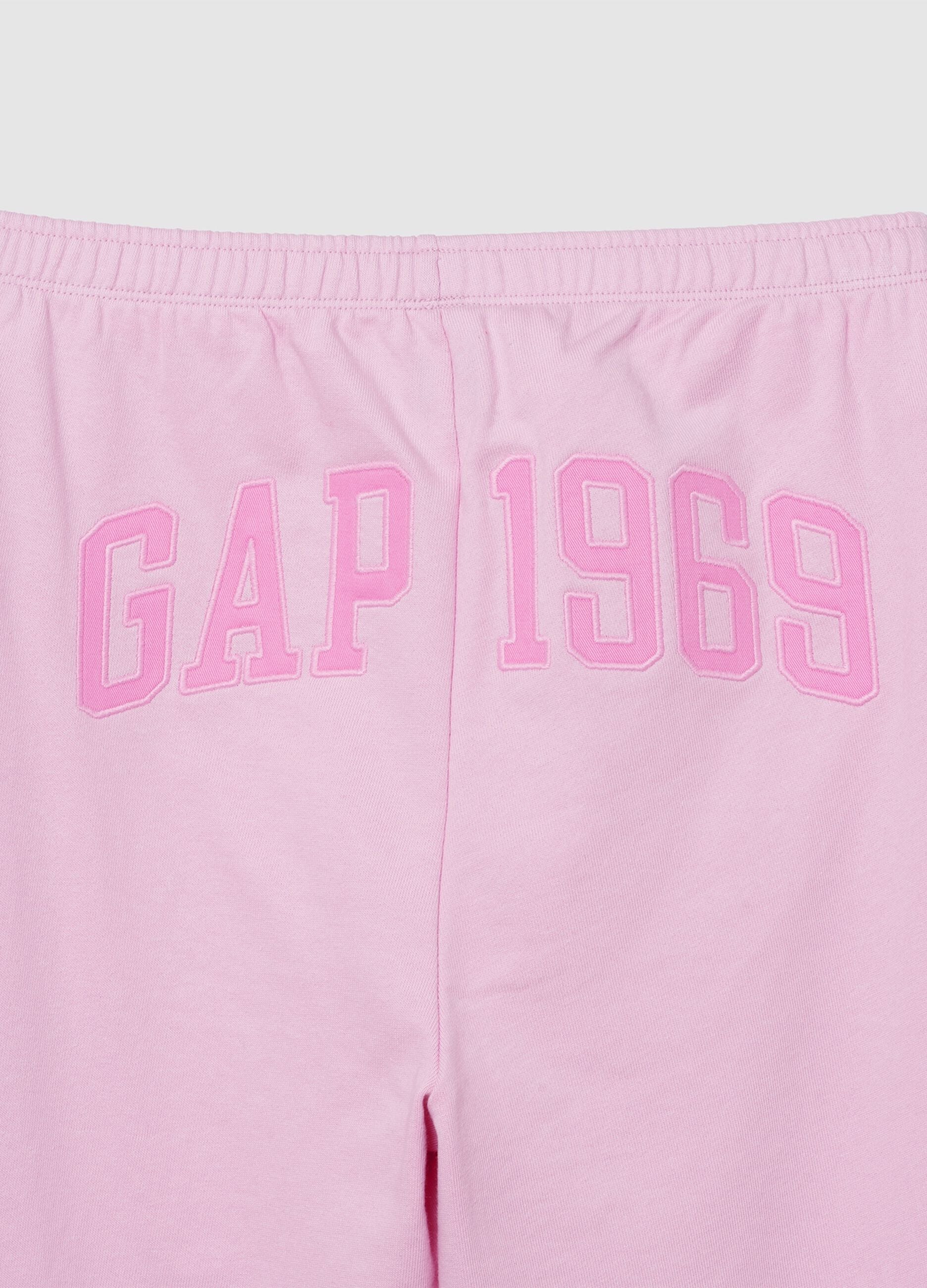 Joggers wide leg in misto cotone con logo GAP