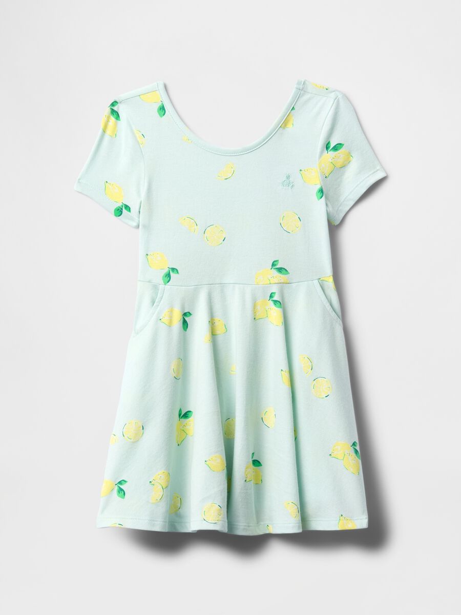 Vestito a fiori con limoni per bambina Bimba_2