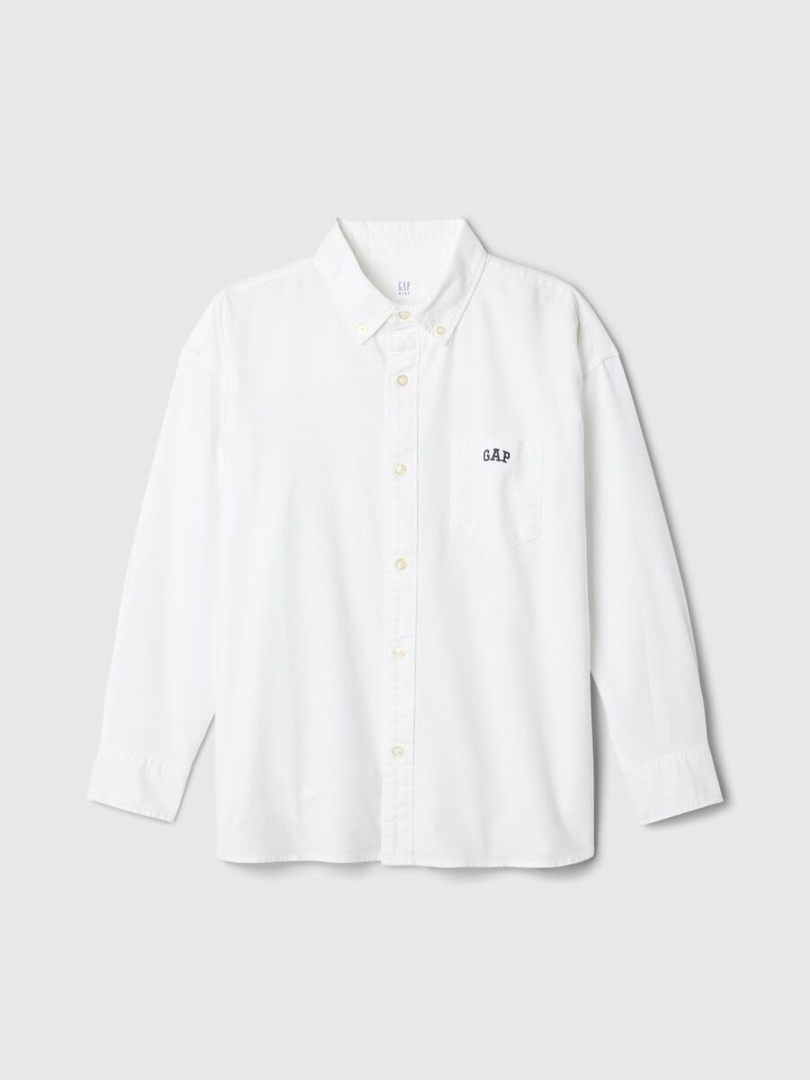 Camicia bianca elasticizzata Bambino_3