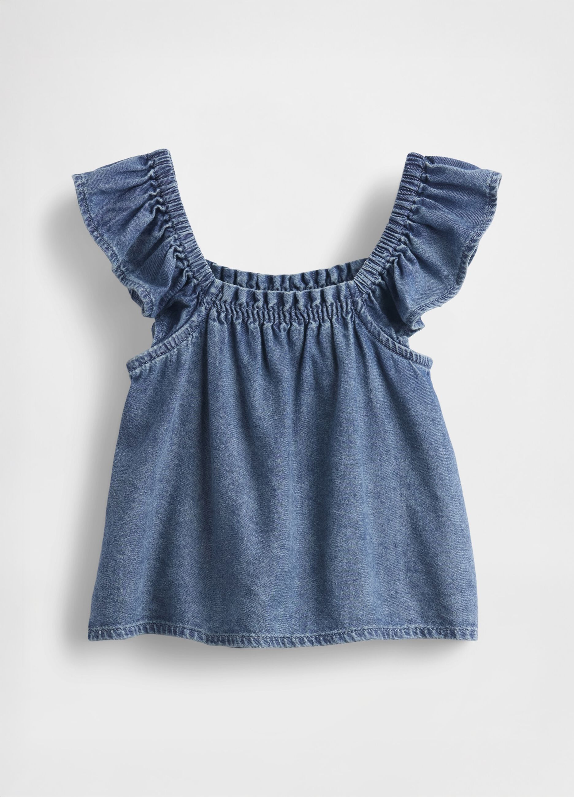 Top smock in denim leggero_2