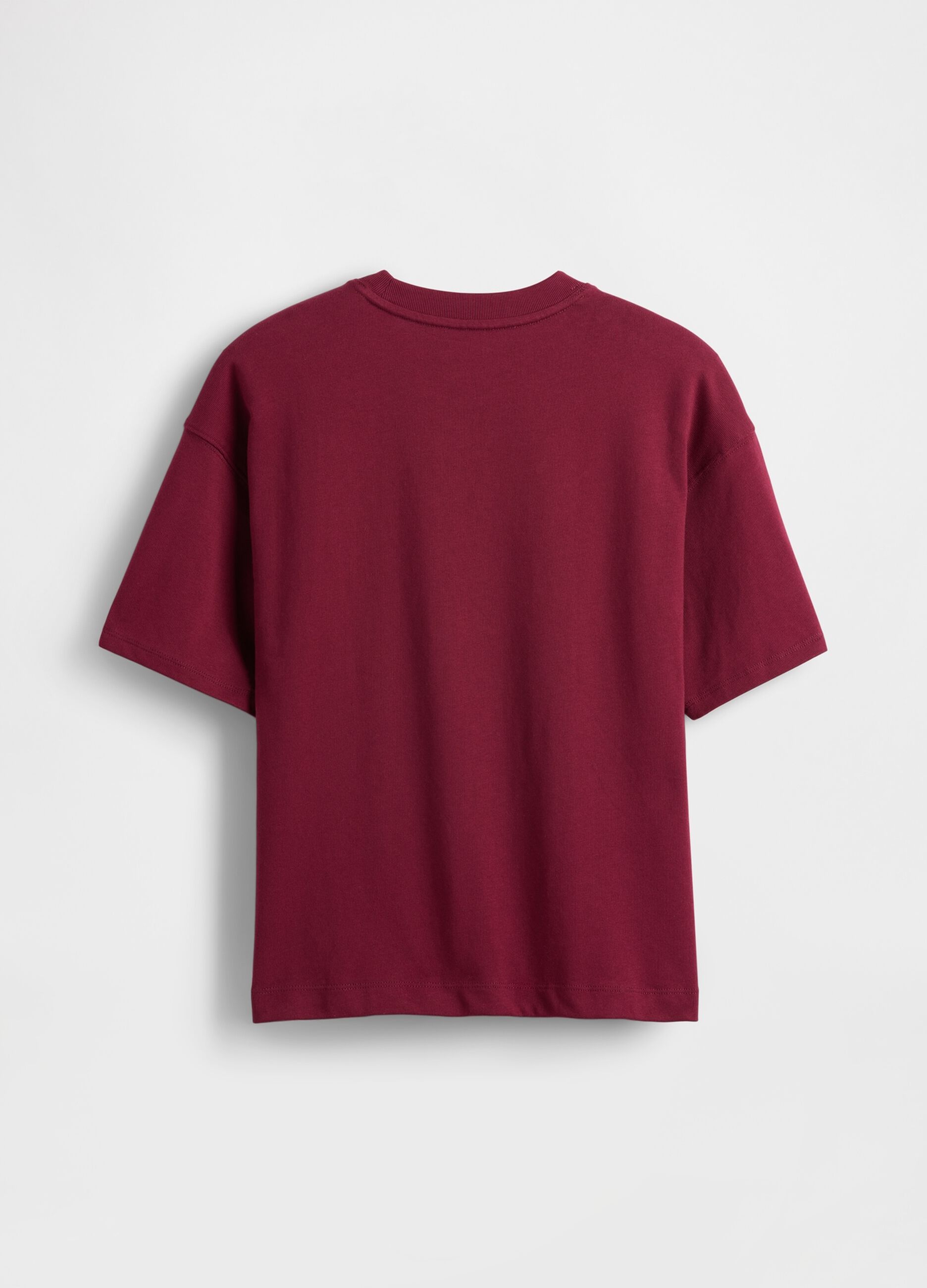 T-shirt rossa con stampa Darth Vader_1