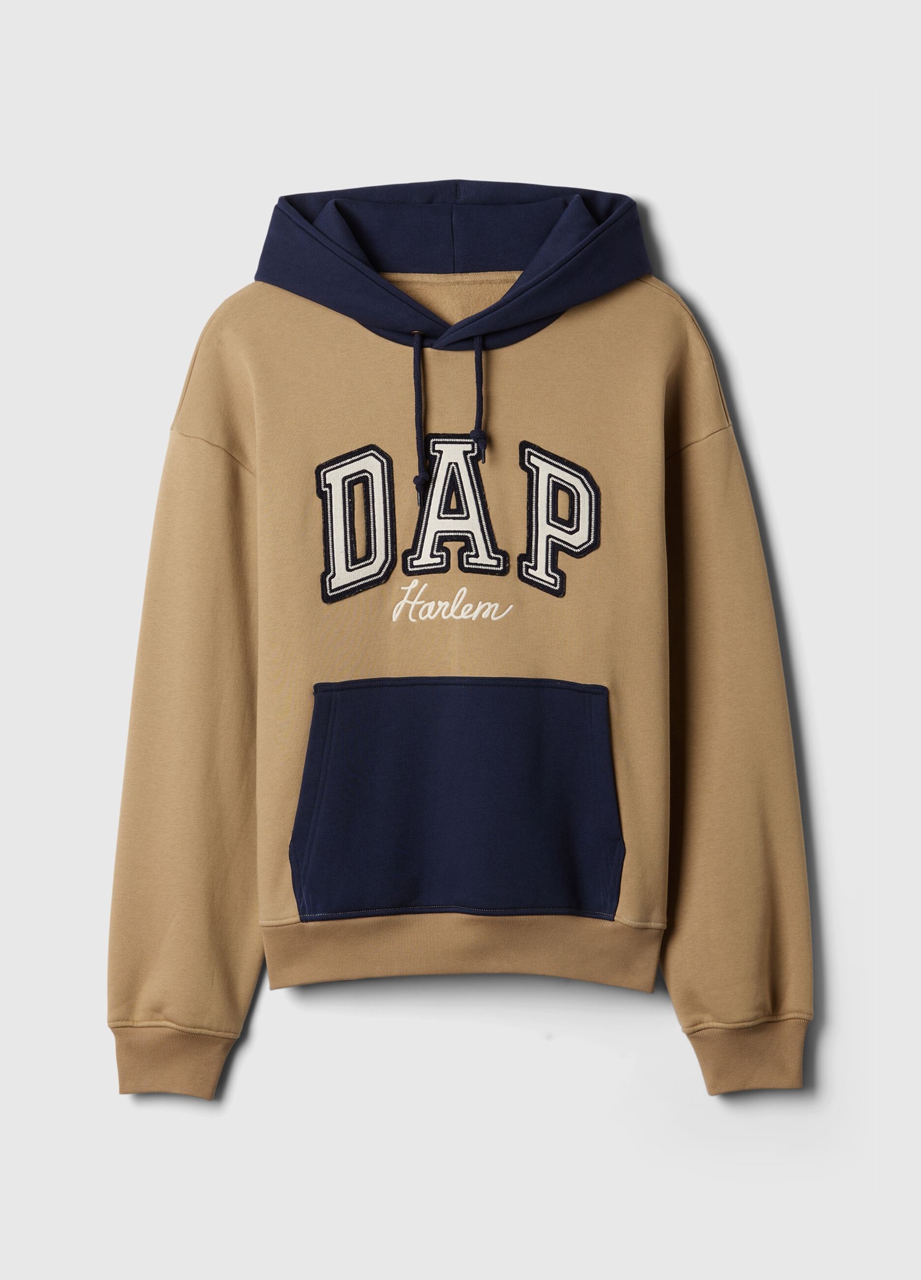 DAP x GAP Felpa con cappuccio e ricamo logo_4