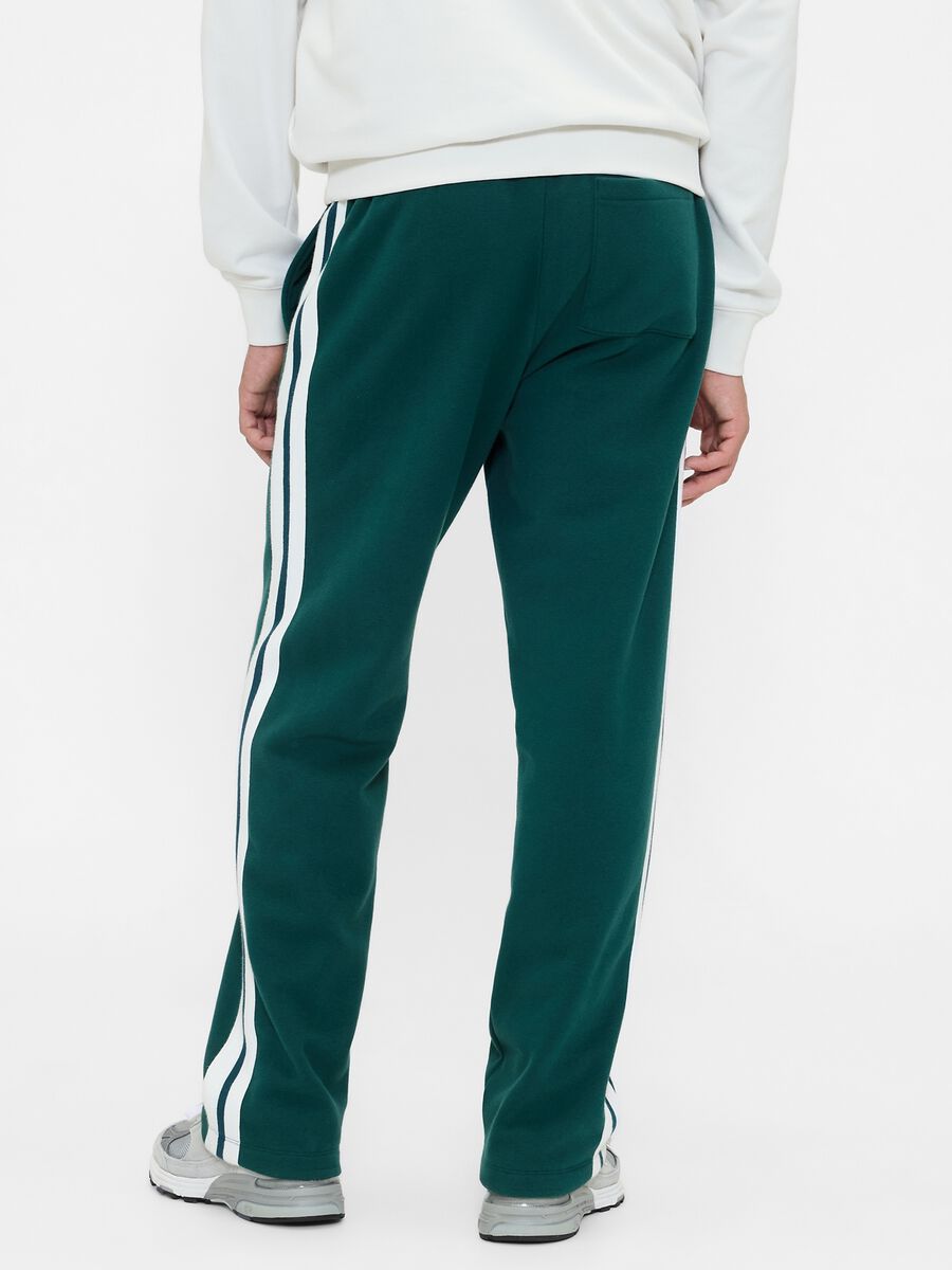 Green Cotton Blend Trousers Man_2