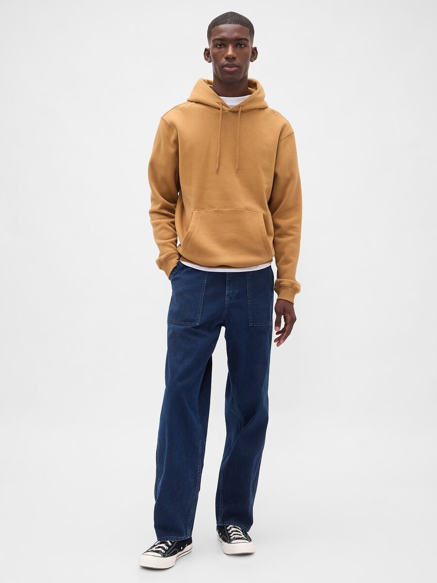 Pantaloni denim blu Uomo_0