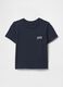 Blue Crew Neck T-shirt with GAP Pocket_0