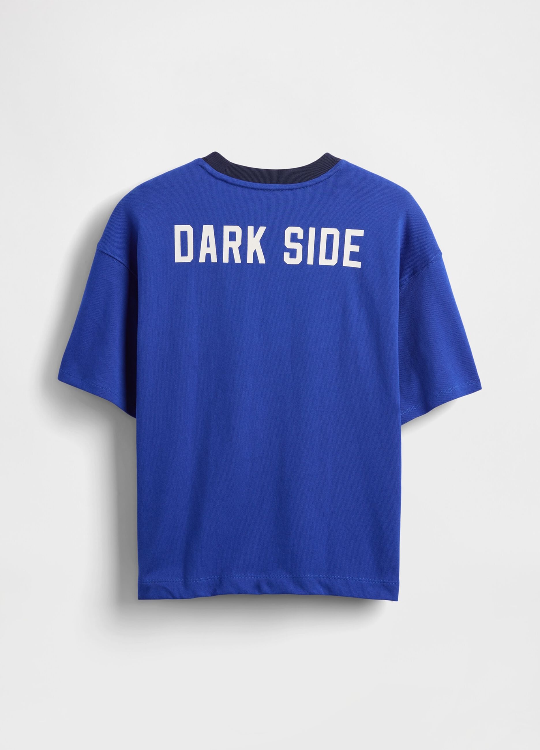 T-shirt blu in cotone per bambino_1