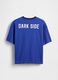 T-shirt blu in cotone per bambino_1