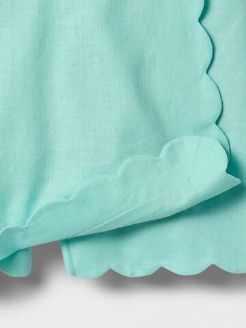 Skort verde con bordo smerlato_3