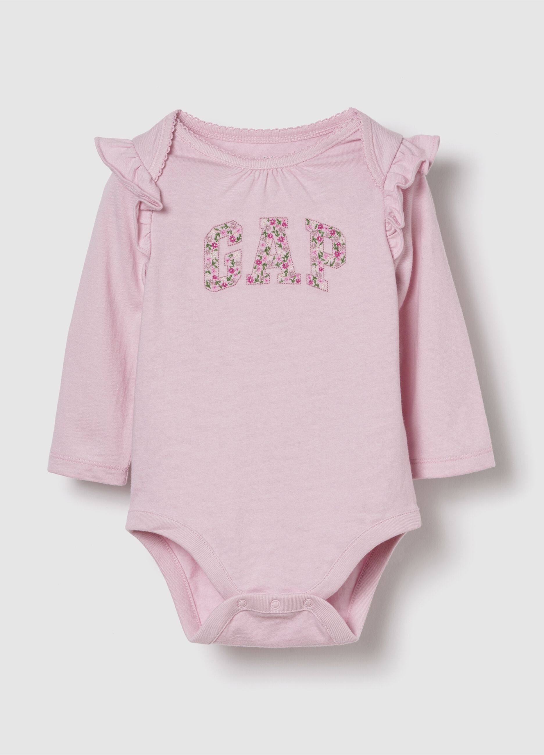 Pink Cotton Bodysuit for Baby