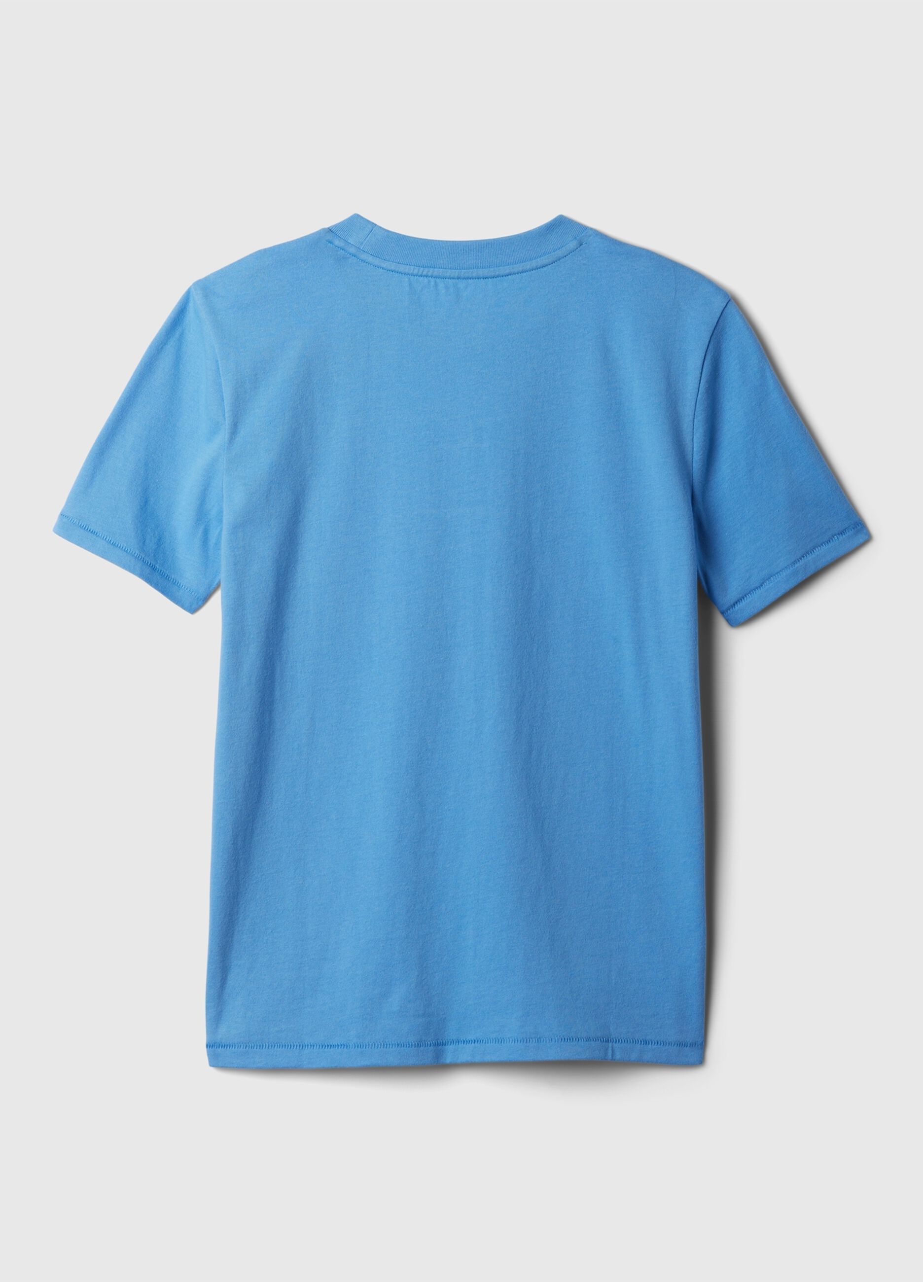T-shirt in cotone con ricamo e logo_1