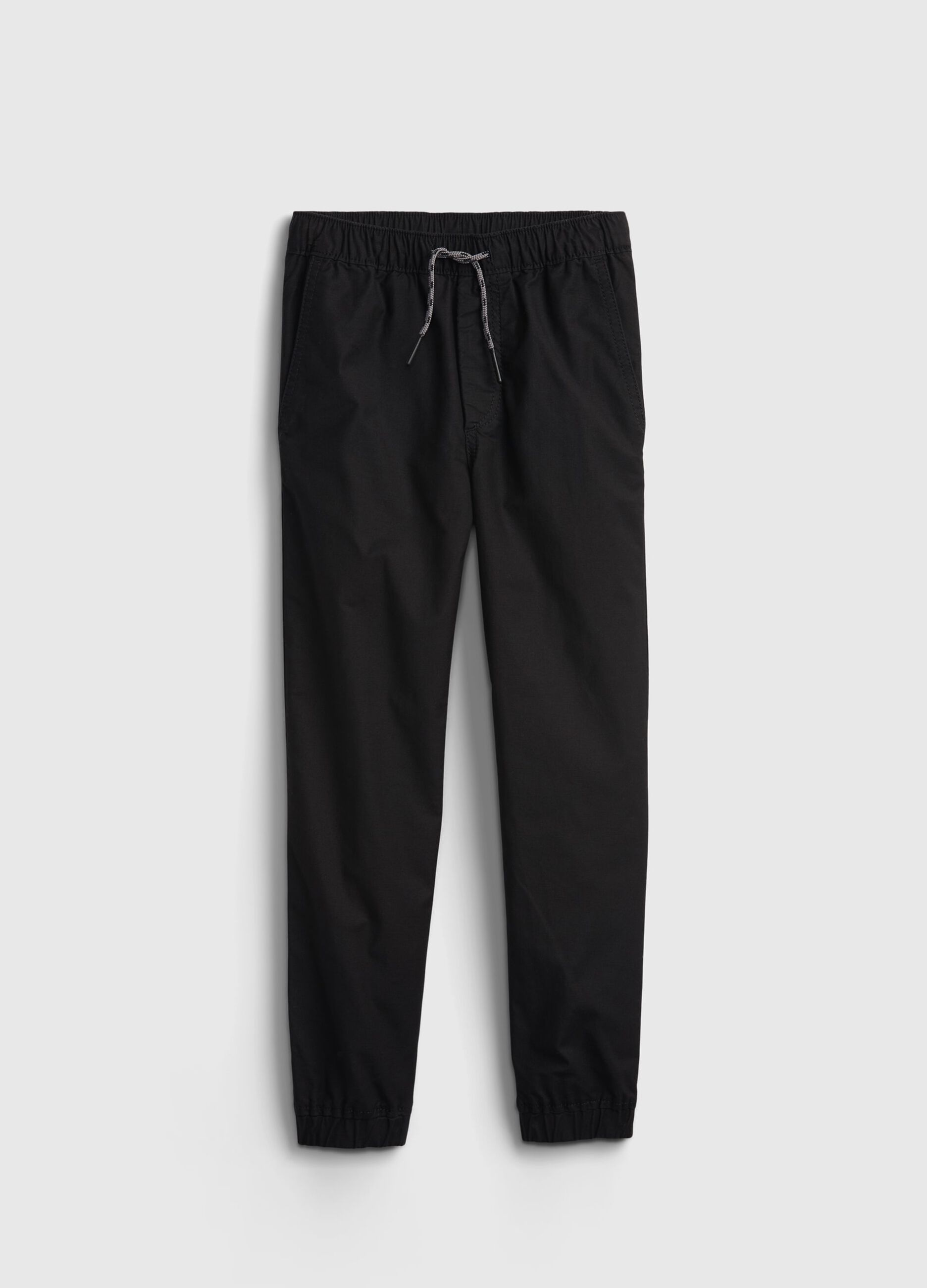 Stretch cotton joggers