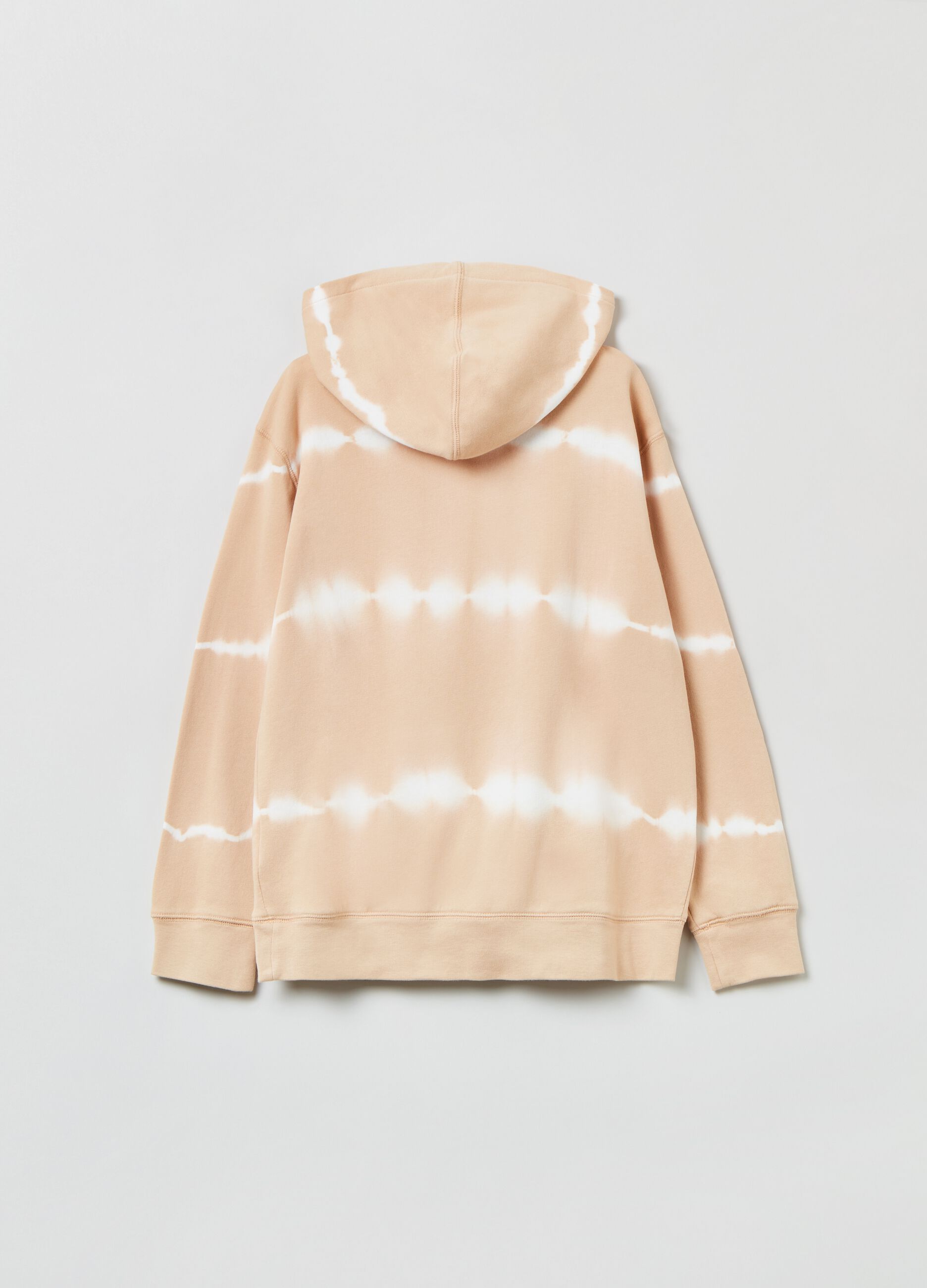 Felpa Tie Dye con cappuccio e logo_1
