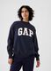Felpa oversize mock neck con logo Athletic_0