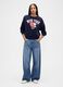 Blue T-shirt with New York graphic_2