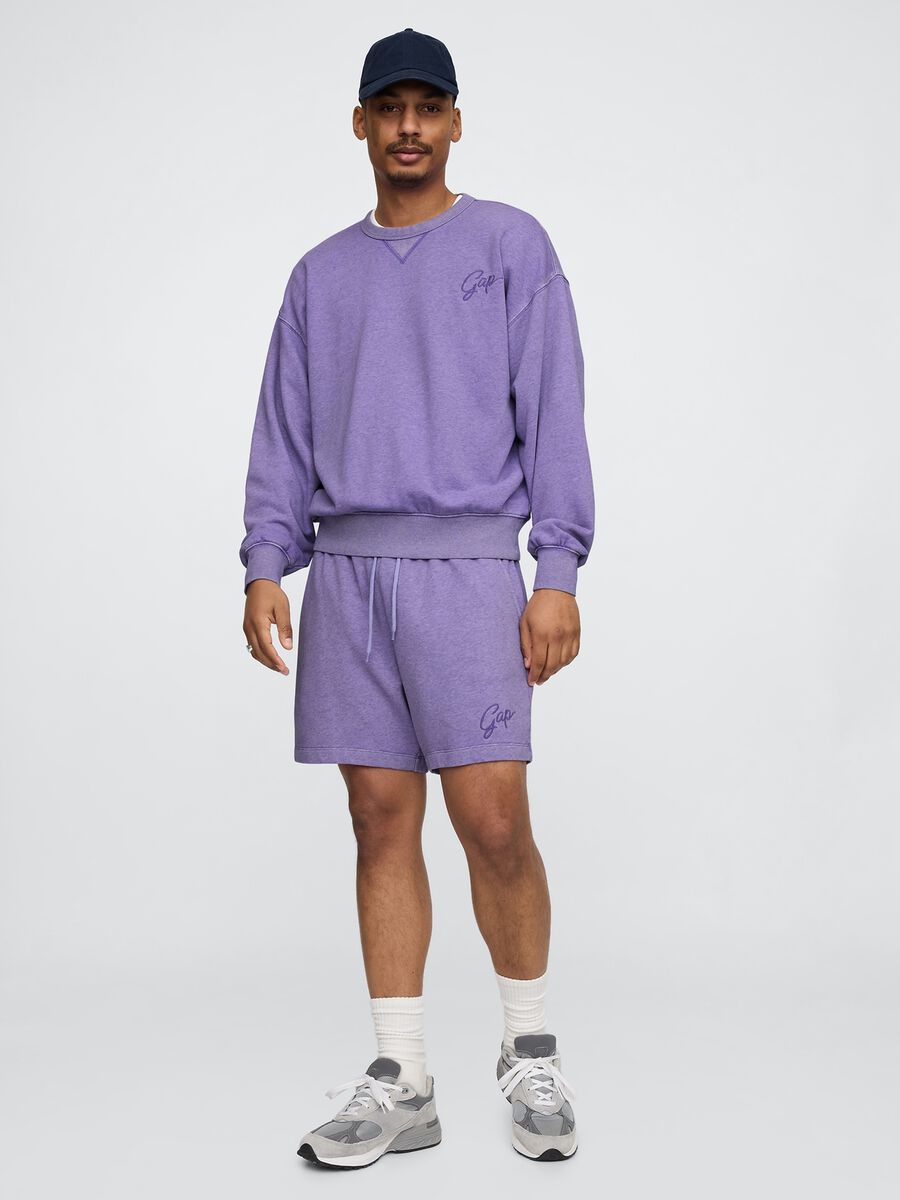 Shorts viola in misto cotone e poliestere Gap Uomo_0