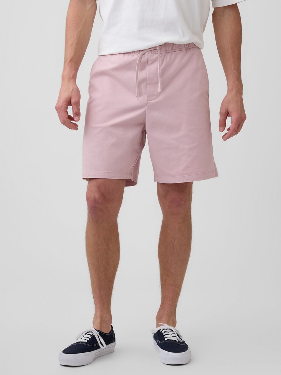 Stretch cotton shorts Man_2