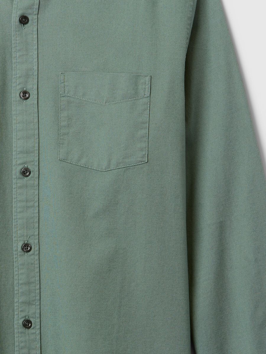 Camicia regular fit in cotone oxford Uomo_4