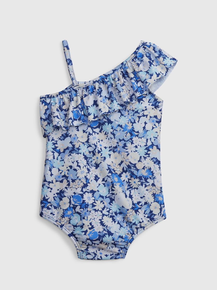One-piece swimsuit with ruffle Newborn Boy_1