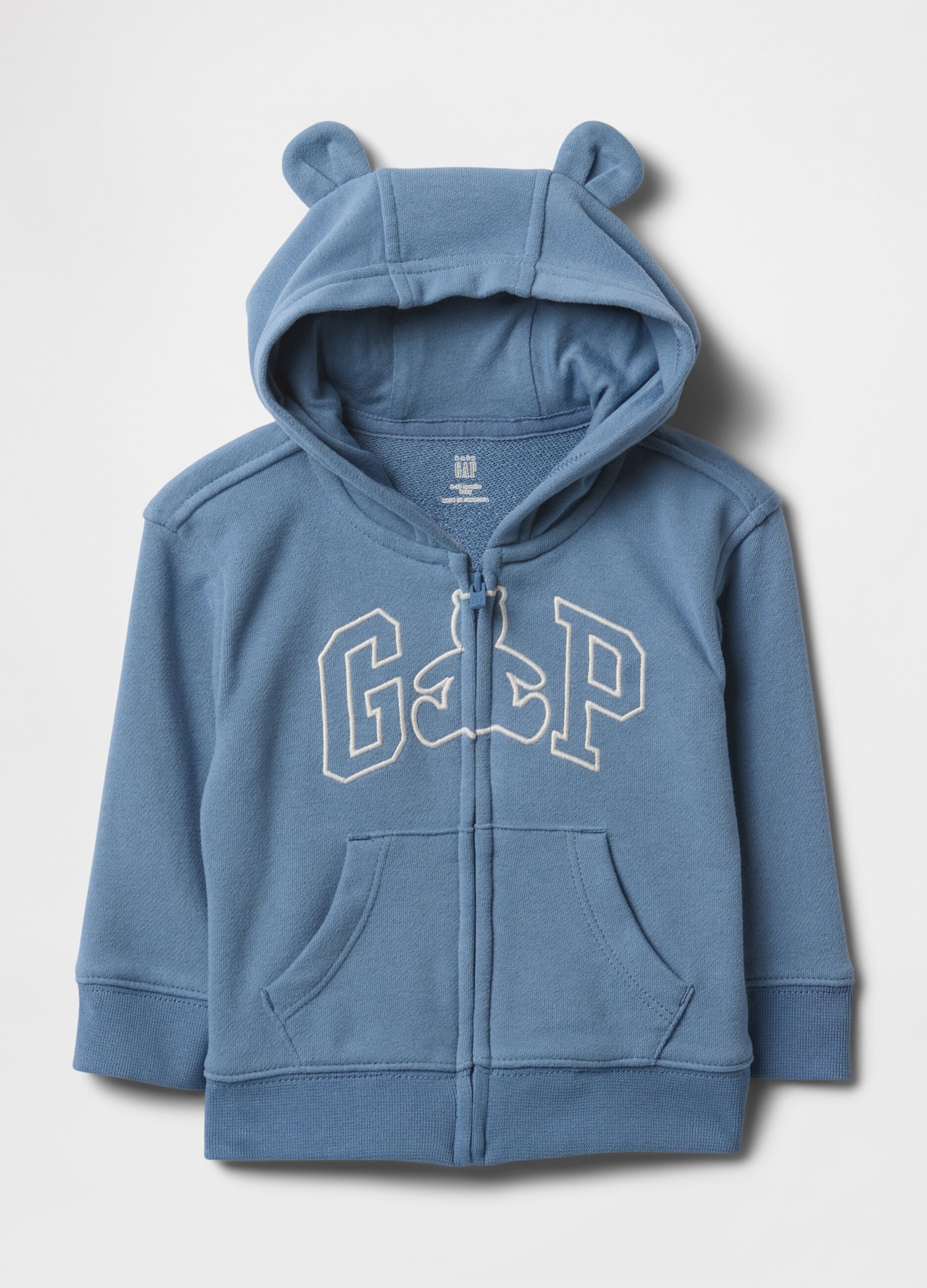 Felpa blu con cappuccio e orecchie GAP Kids