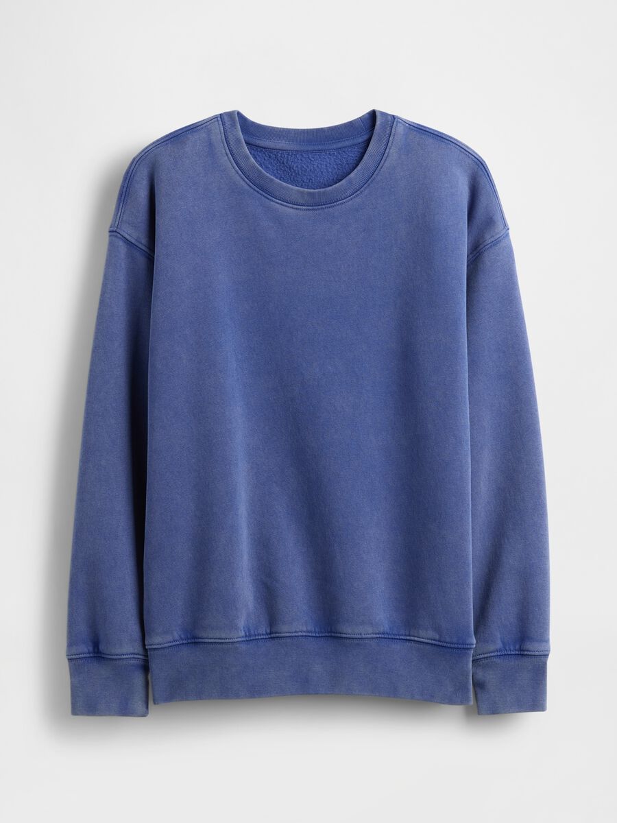 Felpa blu in cotone per bambino Bambino_4
