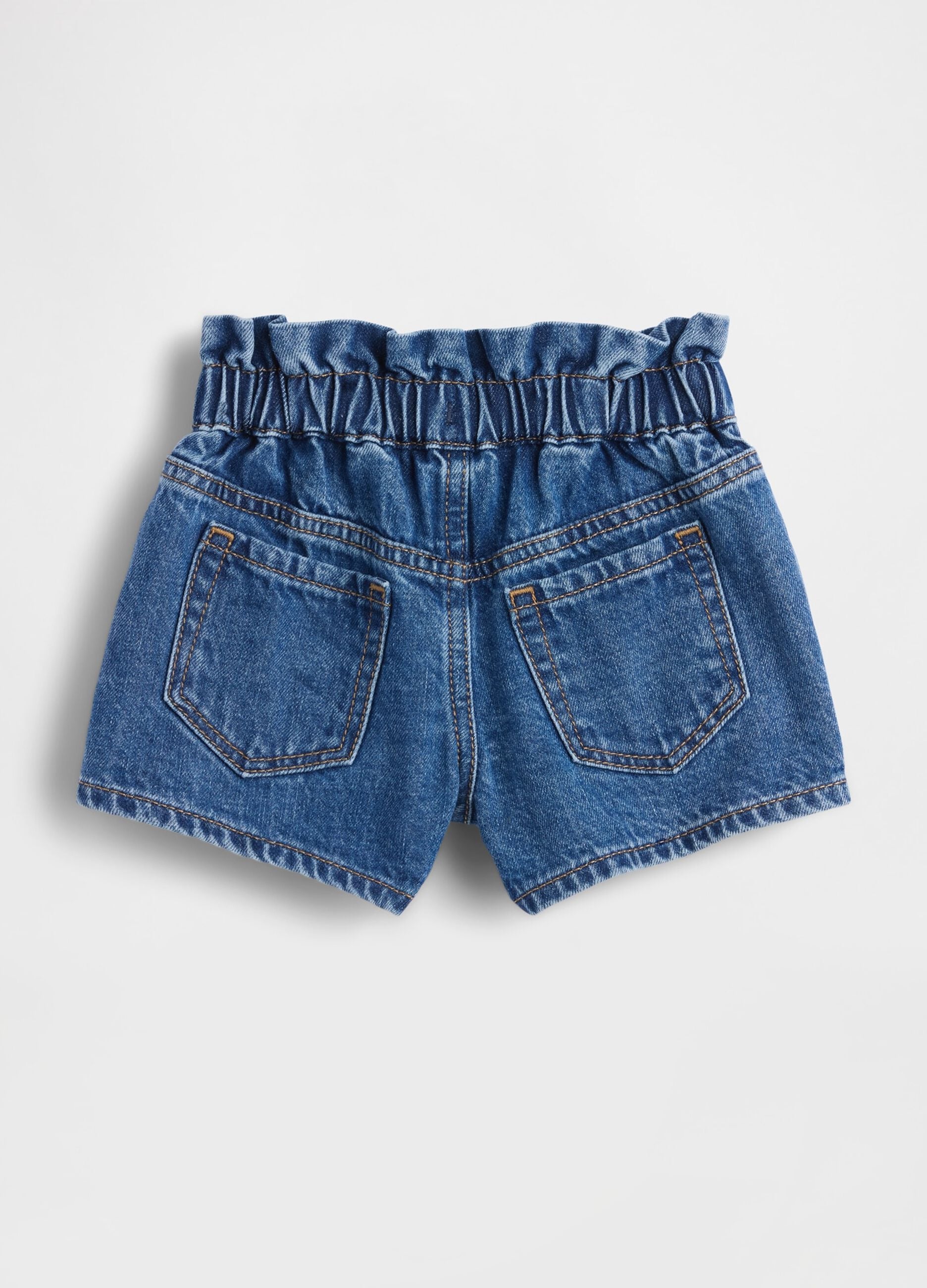 Shorts Minnie Disney in denim in puro cotone