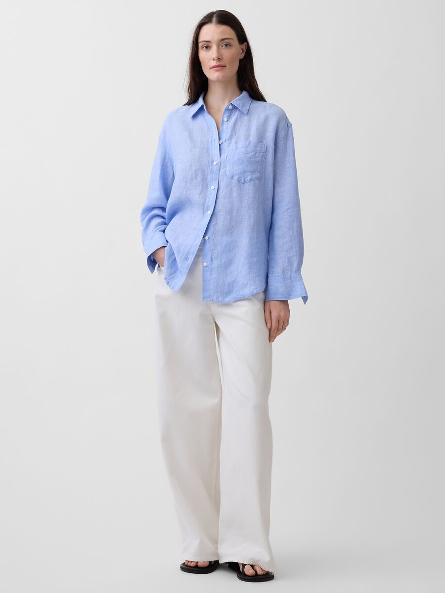 Camicia in puro lino Donna_2
