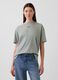 T-shirt in puro cotone a maniche corte con logo GAP_0