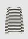 Striped T-shirt with boat neck_2