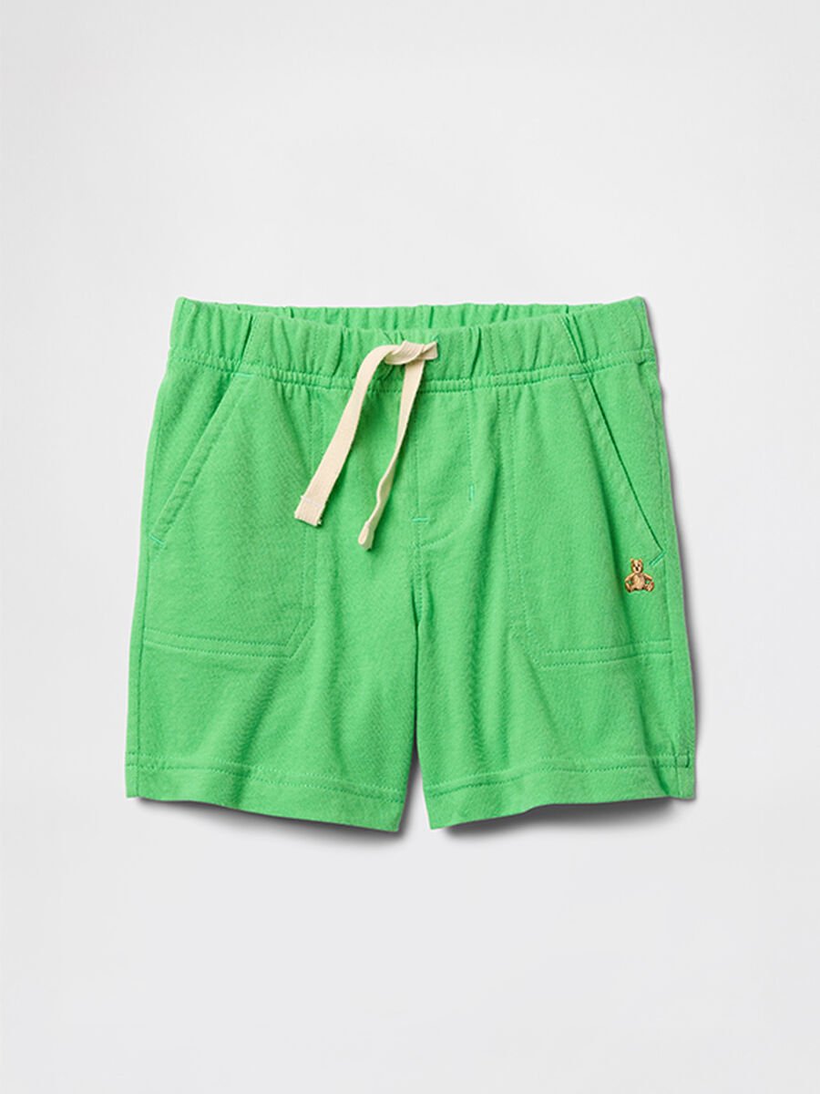 Shorts verde con coulisse Bimbo_0