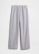 Pantaloni in misto lino a righe_5