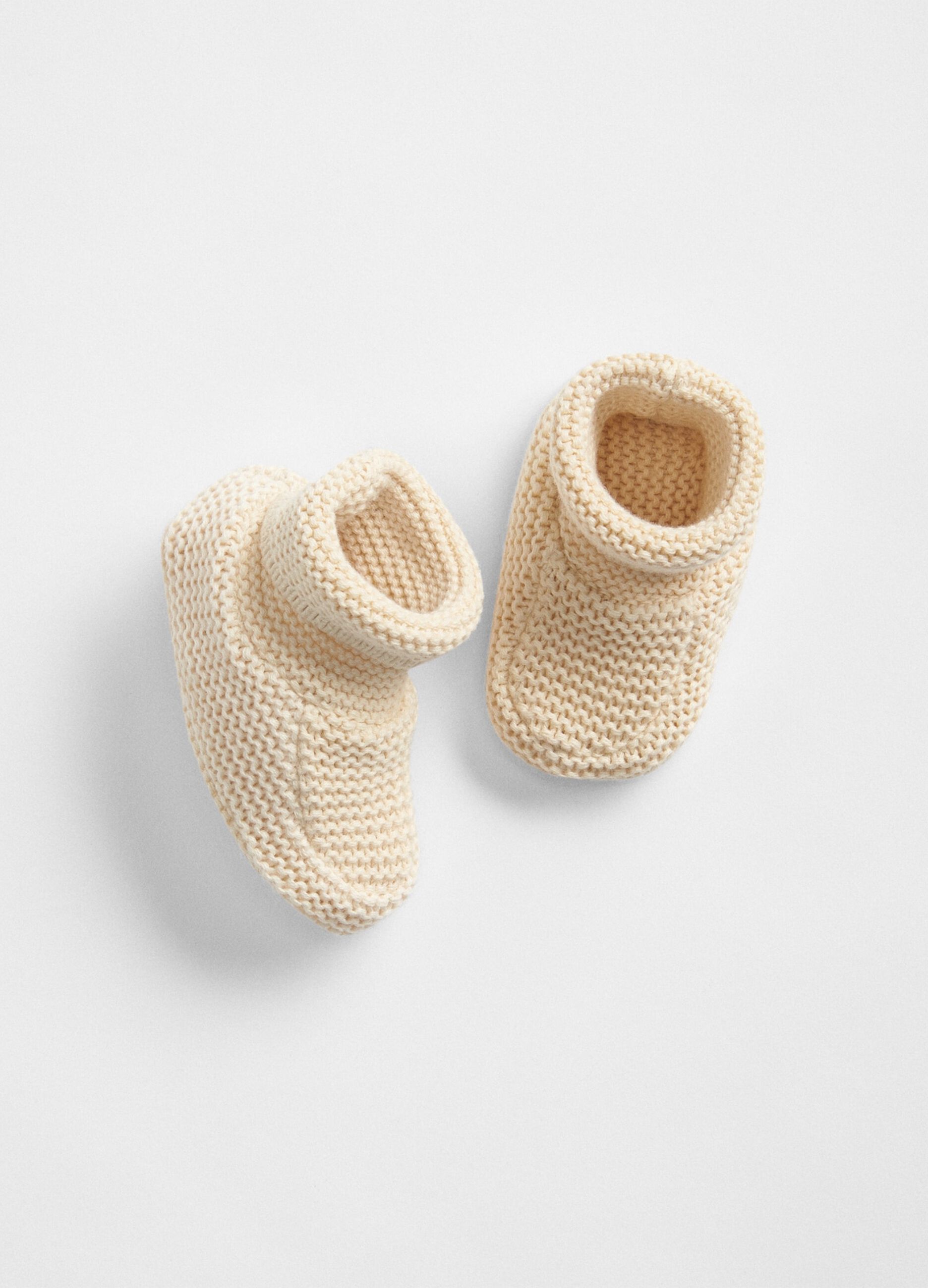 Knitted booties