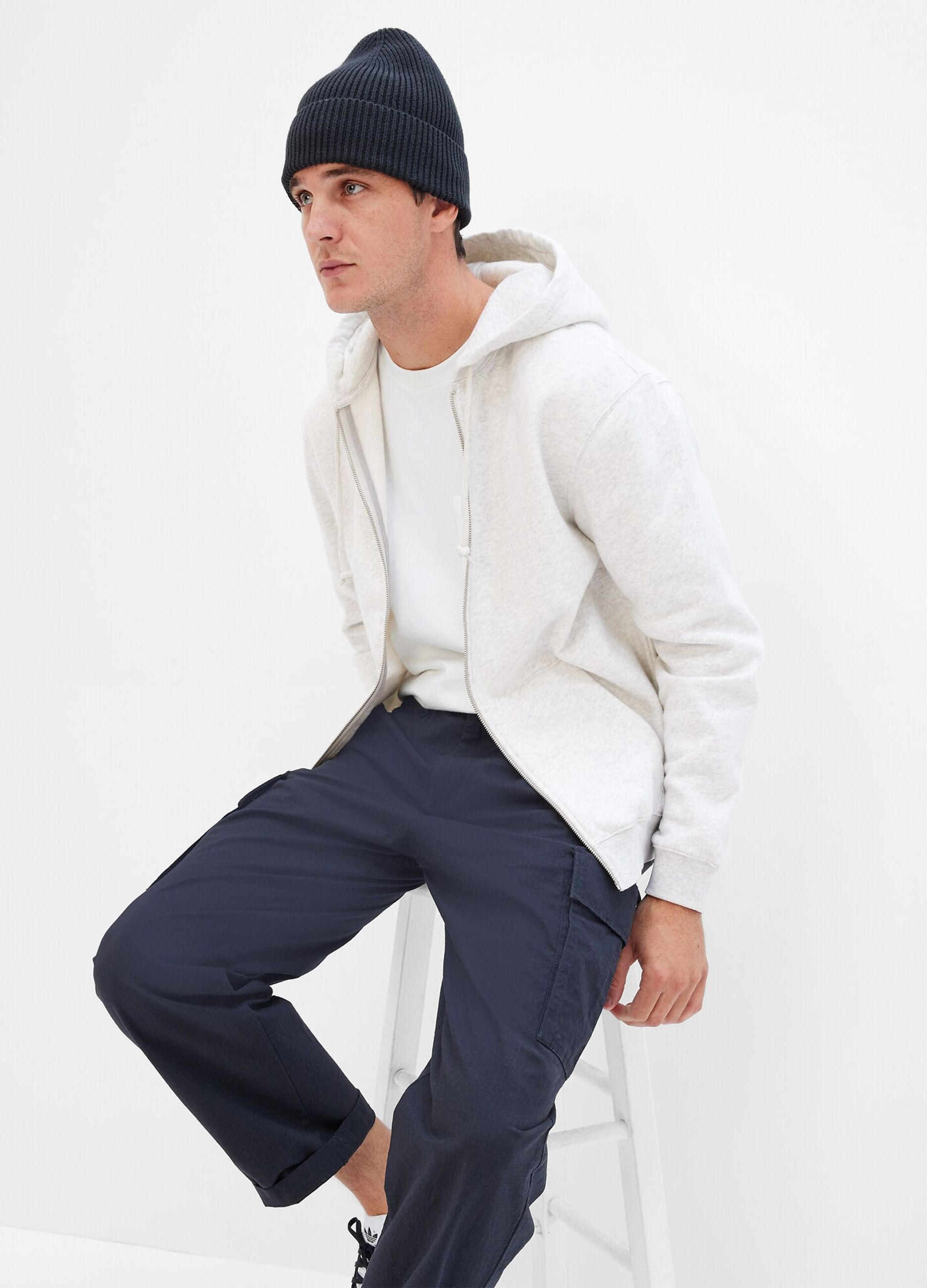 Full-zip in fleece with hood