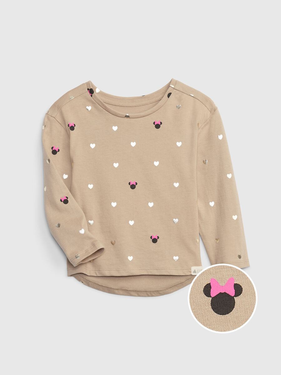 Long-sleeved T-shirt with Minnie Mouse print Newborn Boy_0