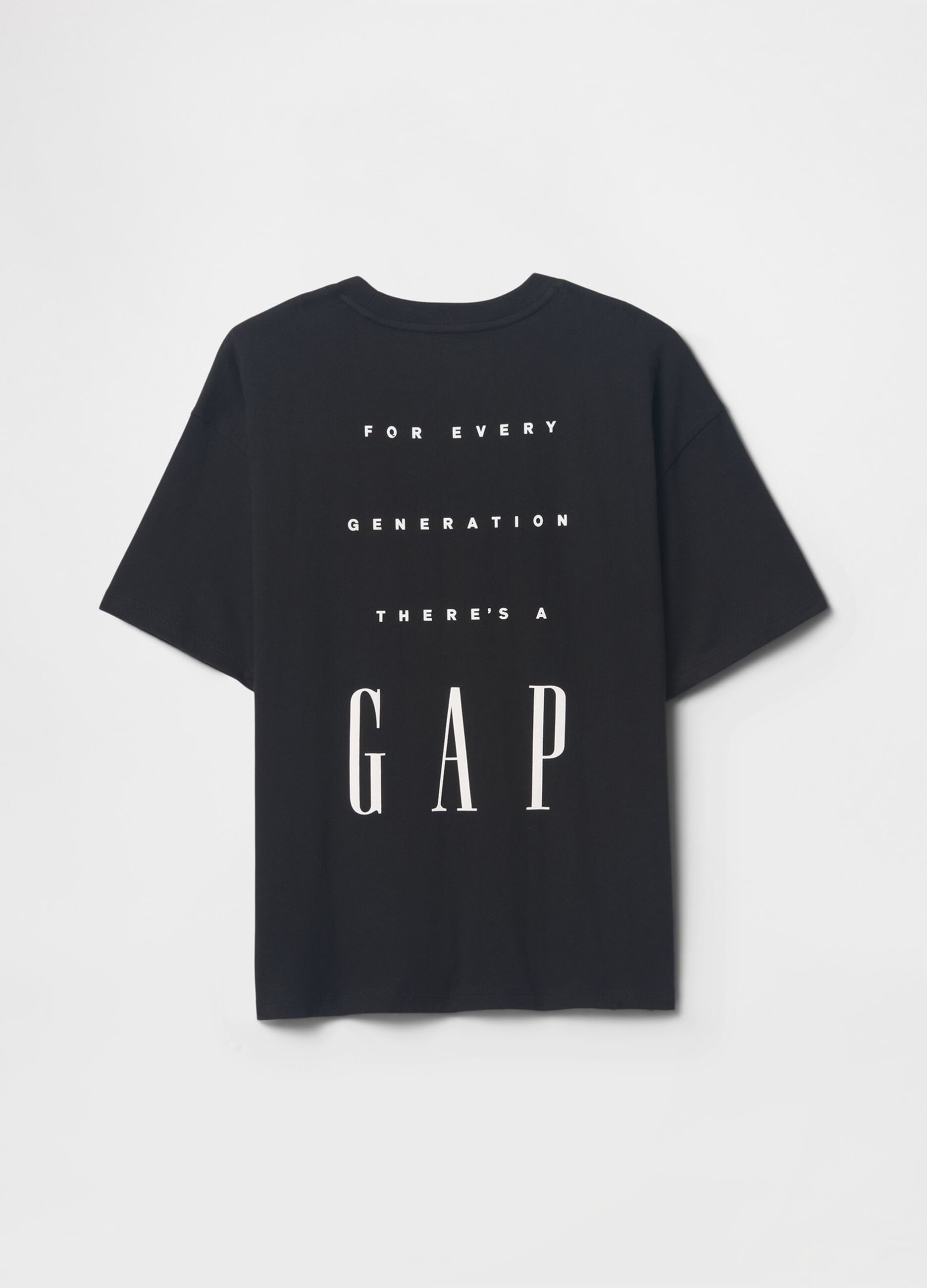 T-shirt nera a maniche corte GAP Kids_1