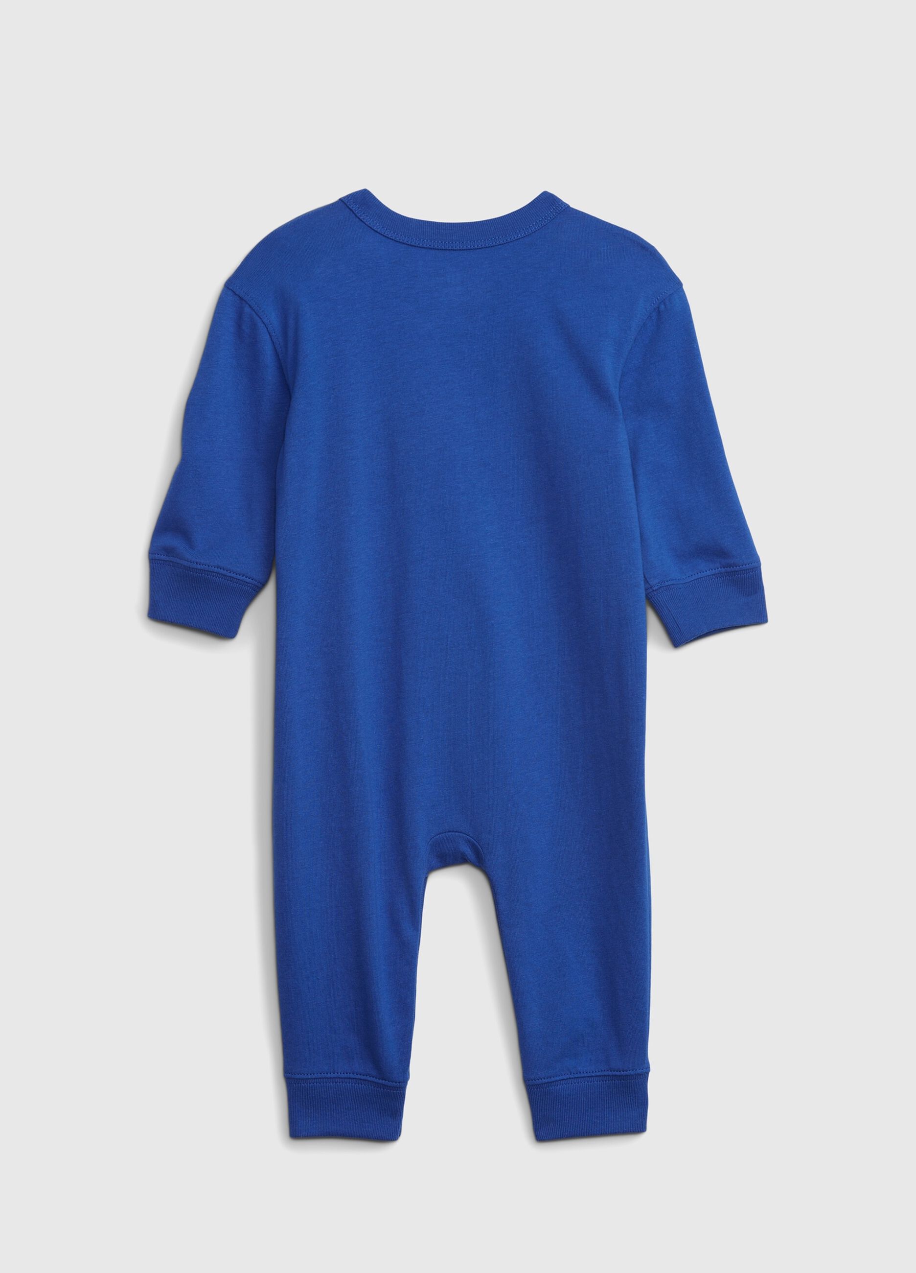 Onesie with logo patch and embroidered bear_1