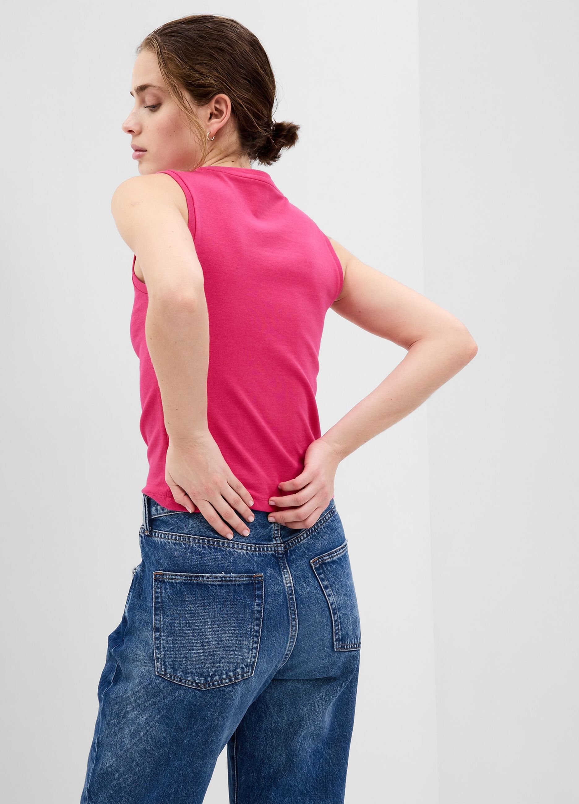 Tank top in cotone e modal stretch_1