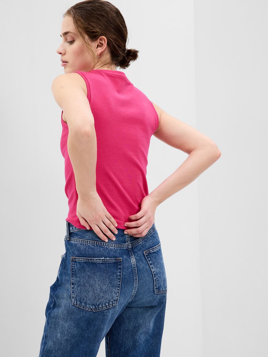 Tank top in cotone e modal stretch Donna_1