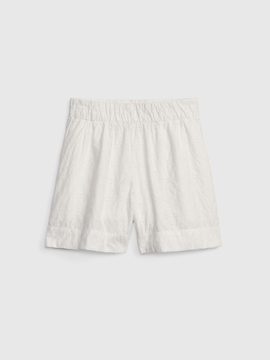 Shorts in broderie anglaise Woman_4