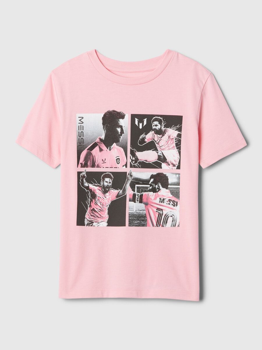 T-shirt in cotone con stampa Messi Unisex_4